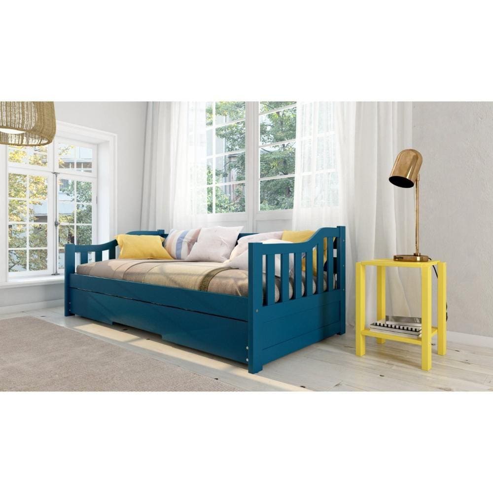 Bicama American em Madeira Maciça/MDF Azul