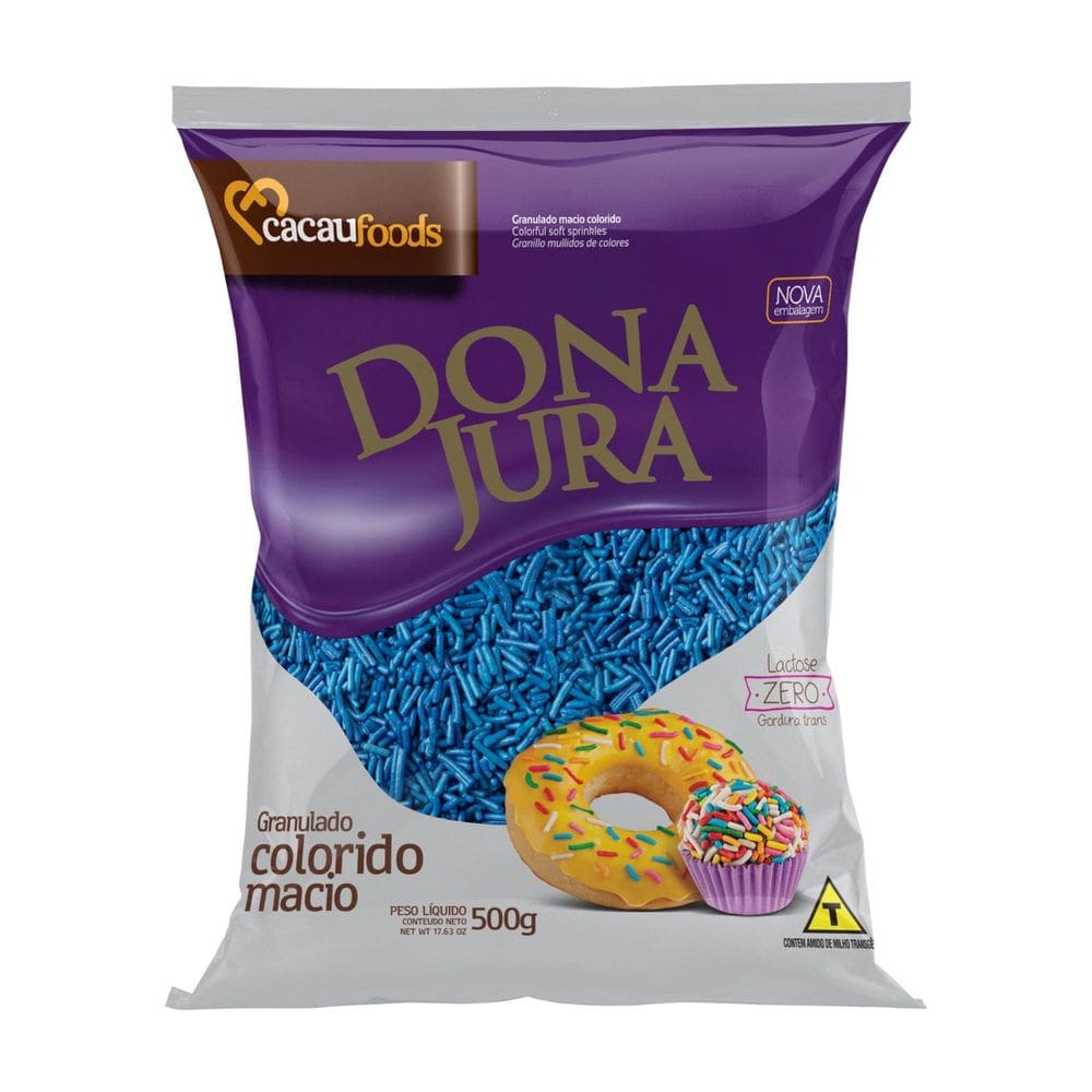 Chocolate Granulado Macio 500g - Dona Jura