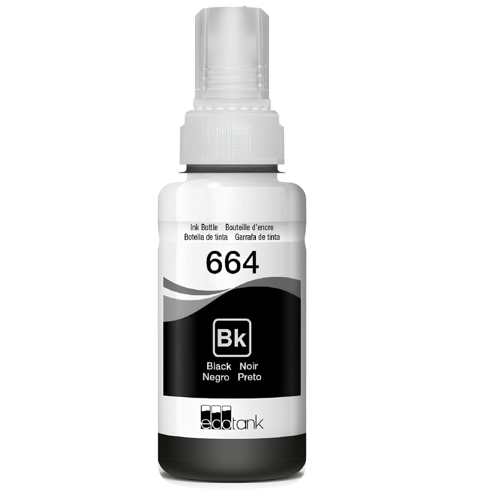 Refil de Tinta Para Epson L355 T664120 Black Compatível