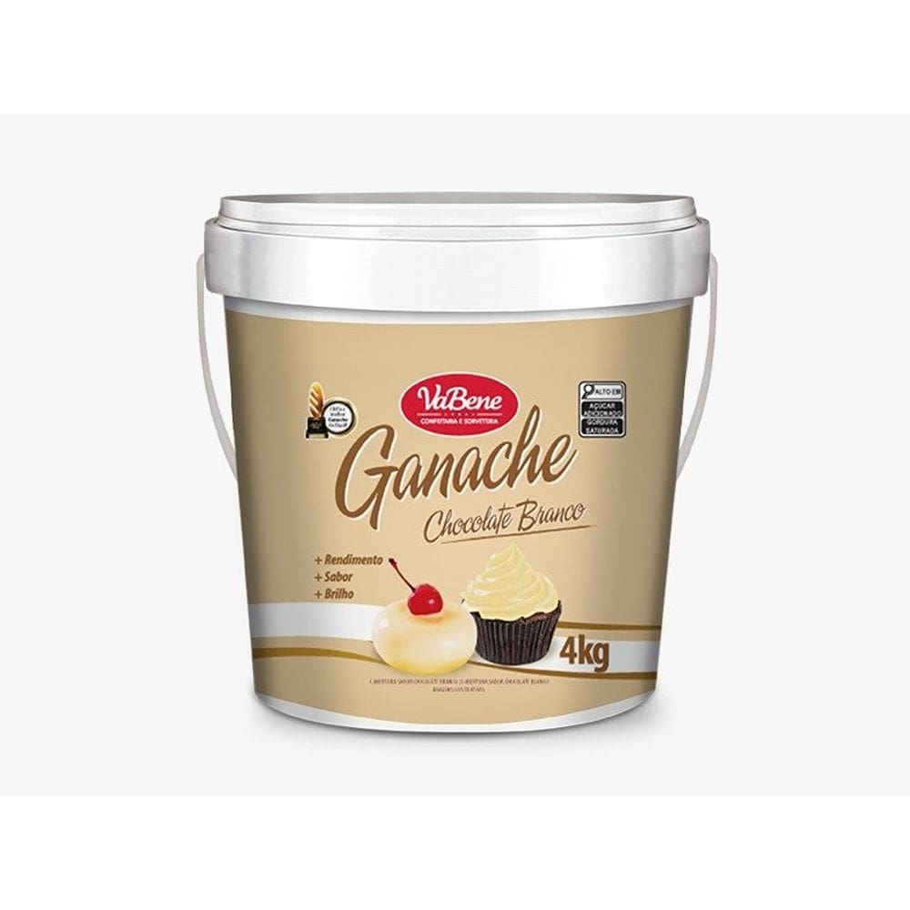 Ganache Branco 4kg - Vabene