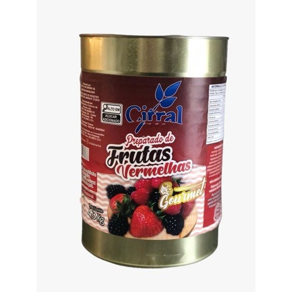 Polpa De Frutas Vermelhas 4,3kg - Citral
