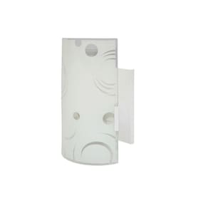Arandela 18cm X 13cm Galax Emalustres Branco