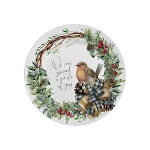 Conjunto com 6 Pratos de Sobremesa Hope Natal Ø21cm