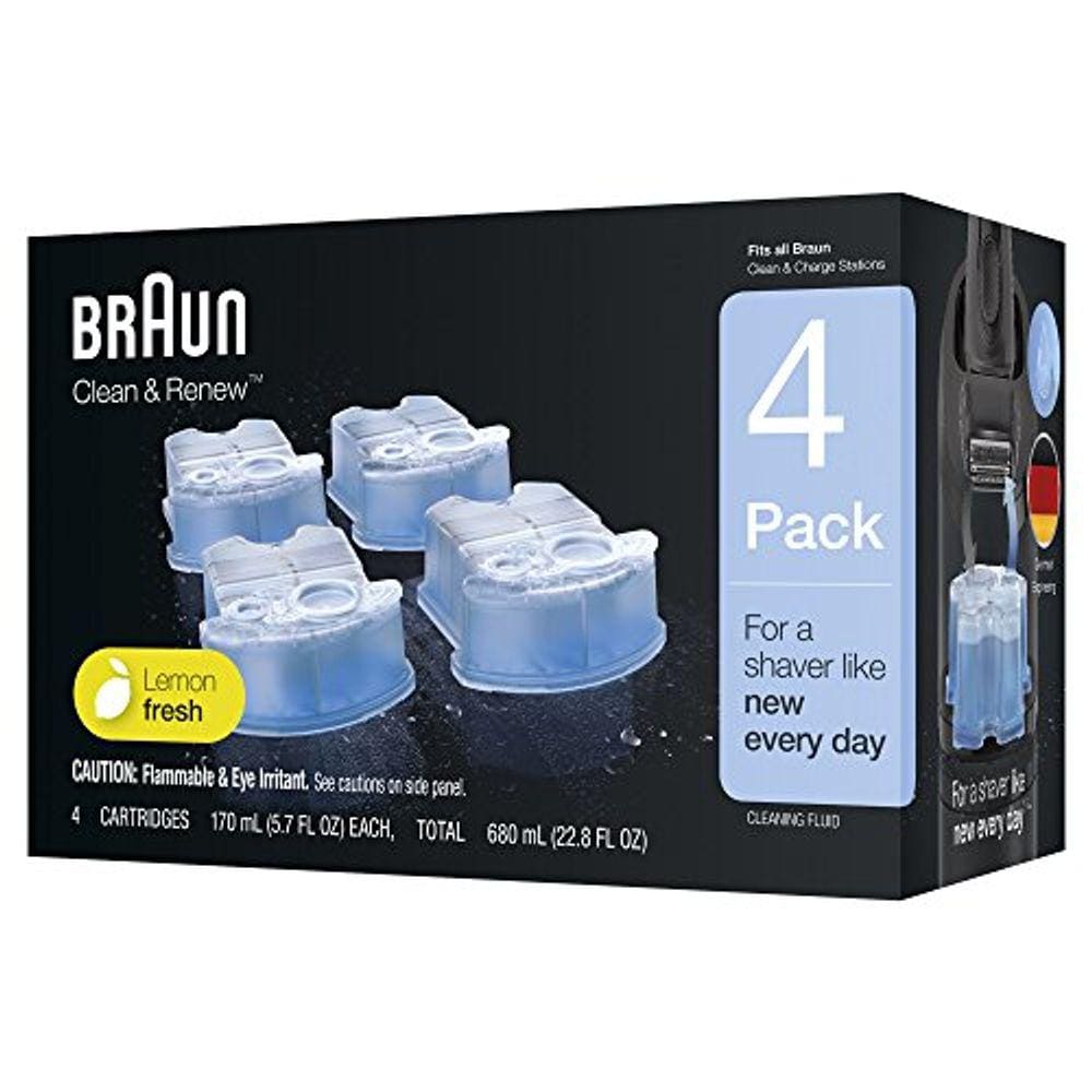 Cartuchos de recarga Clean & Renew para Braun CCR - pacote com 4