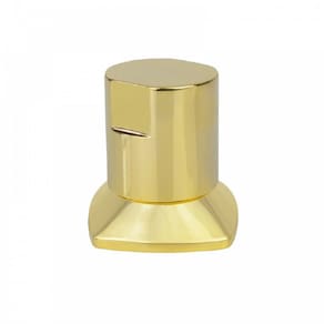 Acabamento registro metal dourado encaixe padrao Docol 1/2 3/4
