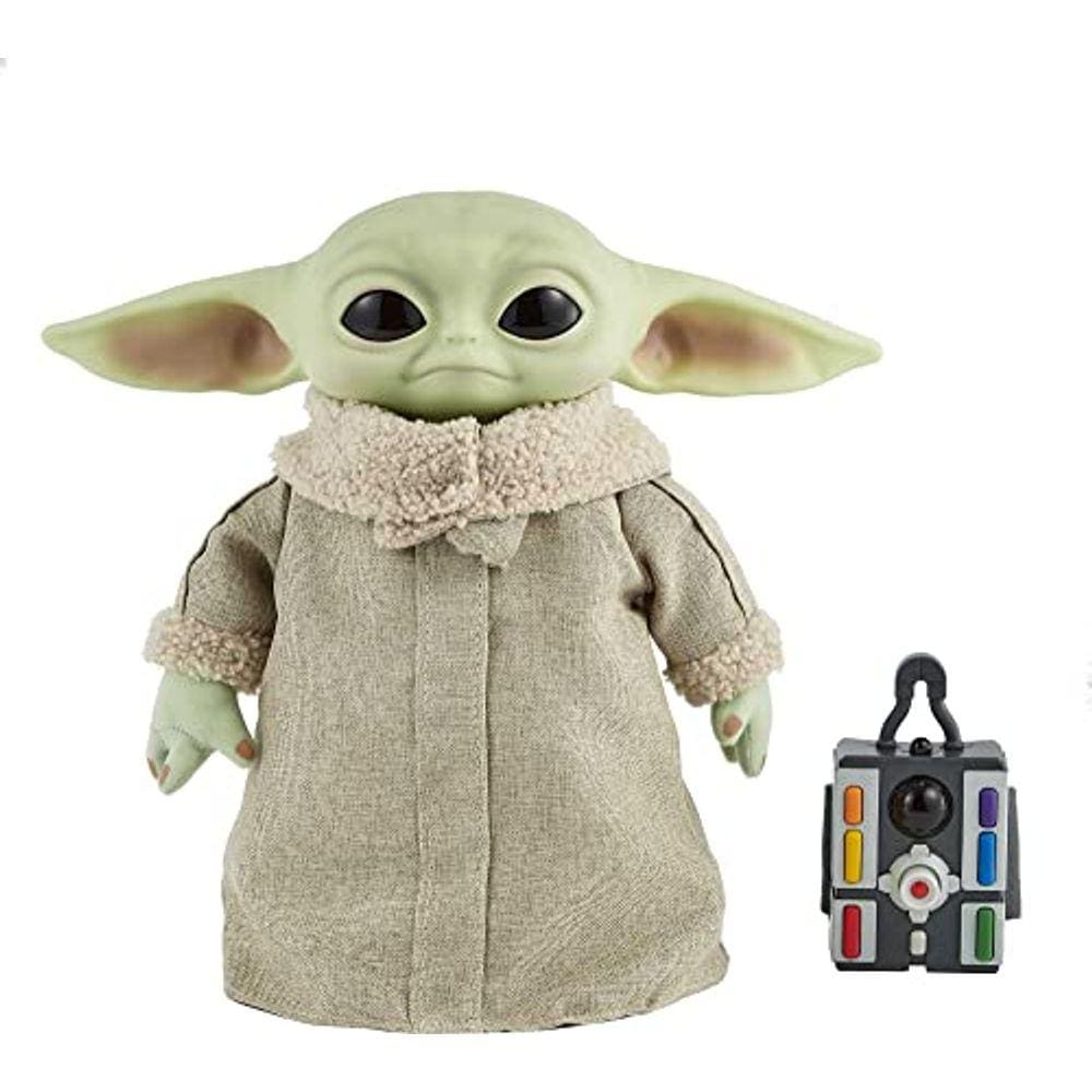 Star Wars Grogu, The Child, 12-in Plush Motion RC Toy de The Mandalorian, Collectible Stuffed Remote Control Character para fãs de filmes de todas as
