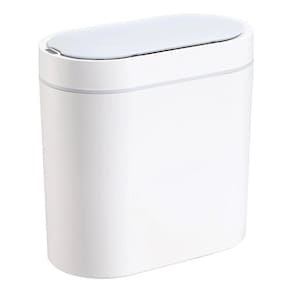 Lixeira Banheiro Plástico 6 L Automática 27x26x14cm - Branca