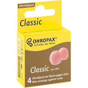 Ohropax Classic Protetor Auricular de Cera 2 Pares 22 dB