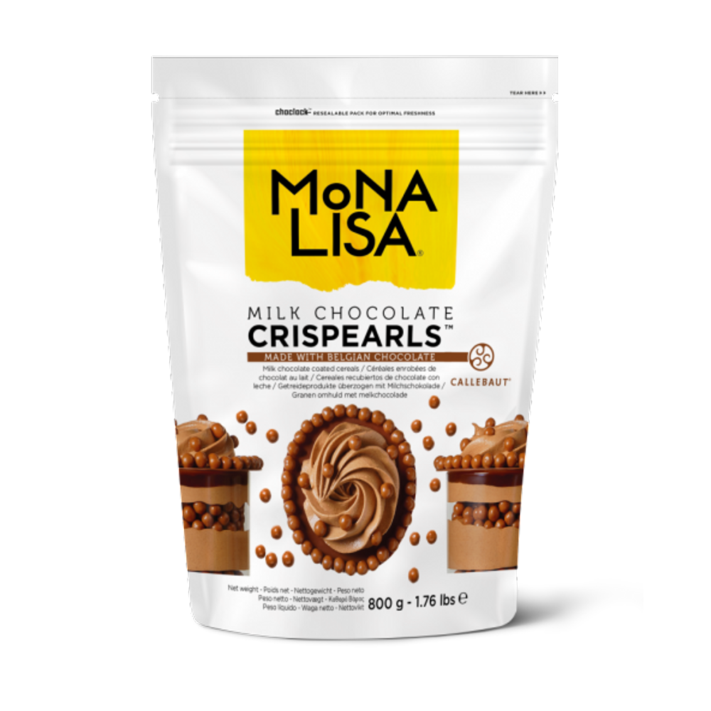 Monalisa Crispearls Milk 0,8kg - Callebaut