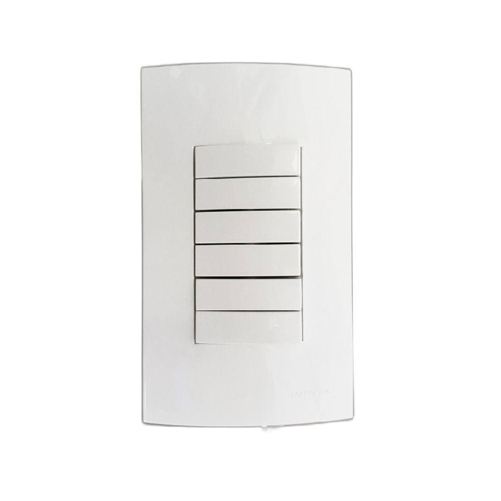 Conjunto 6 Teclas Slim 4X2