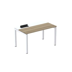 Mesa Plataforma para Coworking 160x792 Psc160 Noce Marromlle/Branco