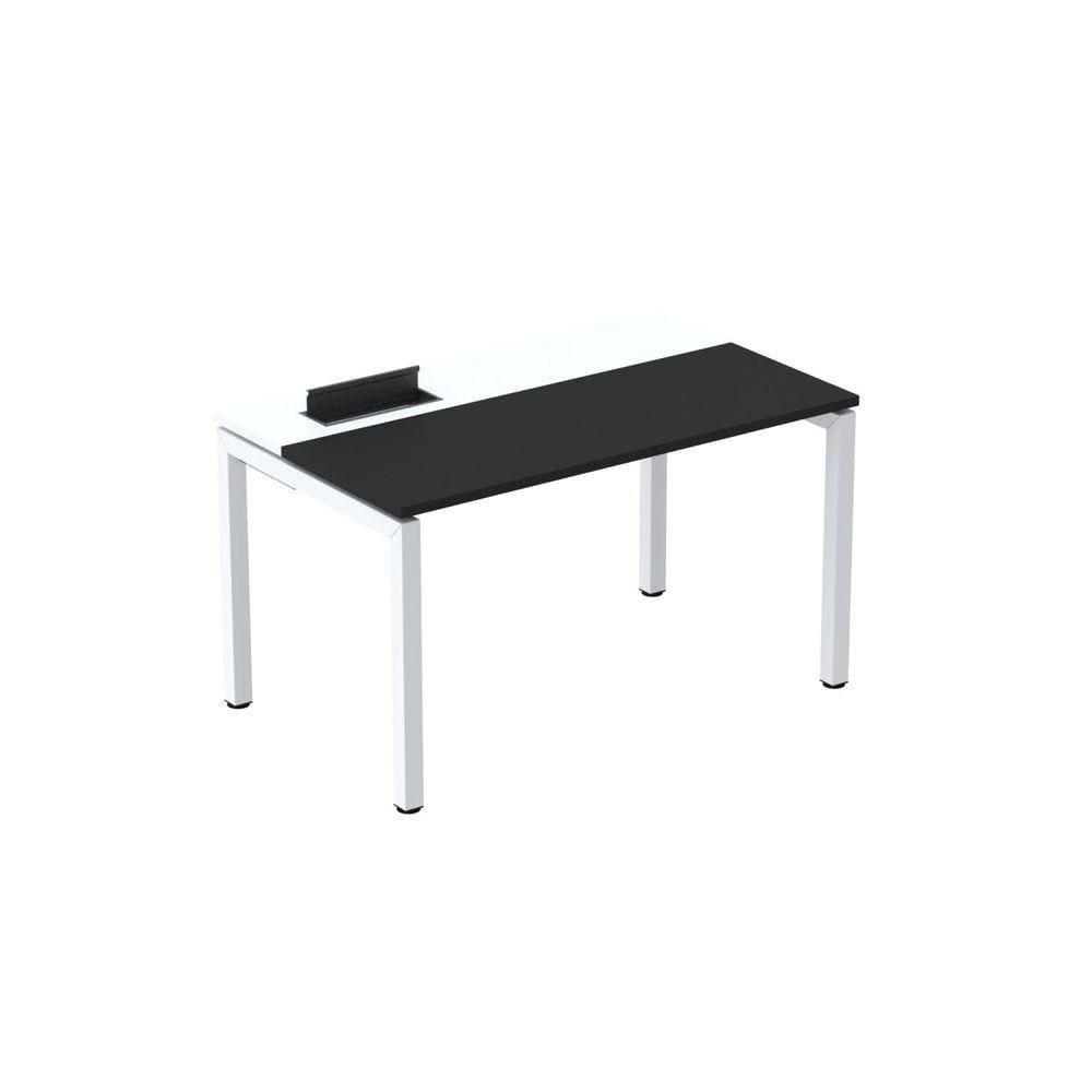 Mesa Plataforma para Coworking 130x792 Psc130 Preto/Branco