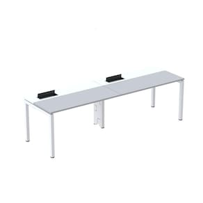 Mesa Plataforma para Coworking para 2 Pessoas 110x792 Psc110 Cinza/Branco