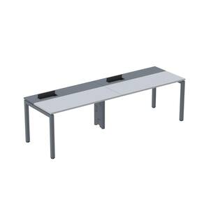 Mesa Plataforma para Coworking para 2 Pessoas 110x792 Psc110 Cinza/Grafito