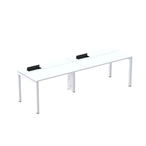 Mesa Plataforma para Coworking para 2 Pessoas 150x792 Psc150 Branco