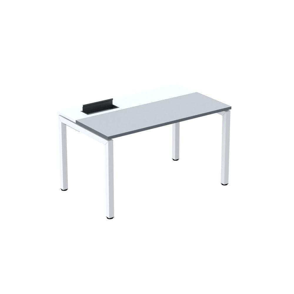 Mesa Plataforma para Coworking 150x792 Psc150 Cinza/Branco