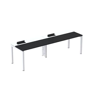 Mesa Plataforma para Coworking para 2 Pessoas 120x792 Psc120 Preto/Branco