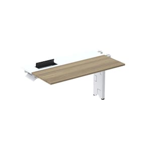 Complemento de Plataforma Corporativa 160x792 Cplpsc160 Noce Marromlle/Branco