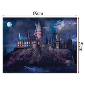 Quebra-cabeça Hogwarts de 1000 peças para adultos e crianças - Coleção Harry Potter