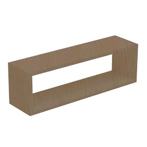 Nicho Retangular Decorativo 70cx25px15a Madeirado Em Mdf [f031]