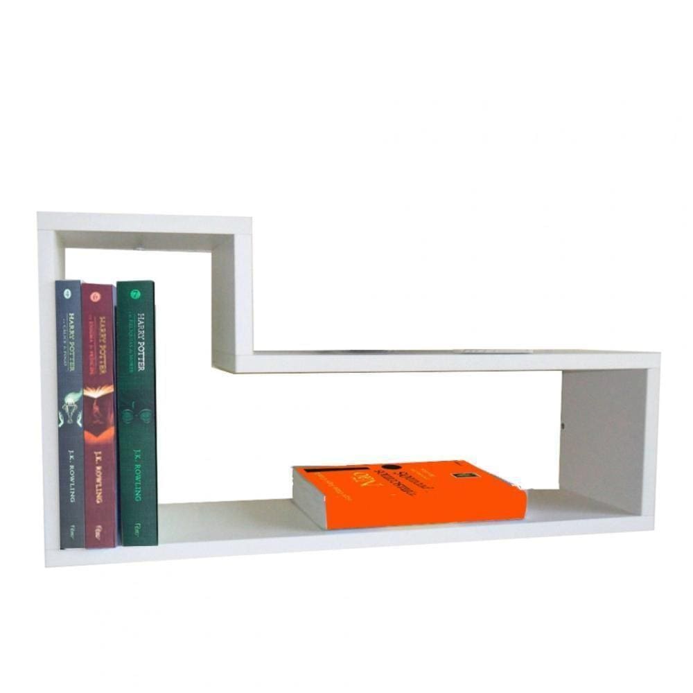 Prateleira Nicho L Em Mdf Branco [f031]