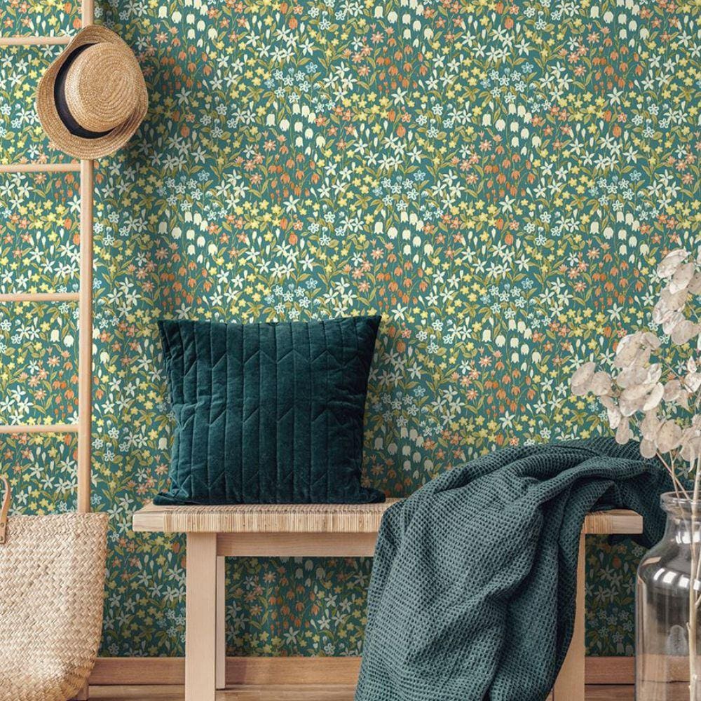 Papel de Parede Ciara Ripado Cinza A63603