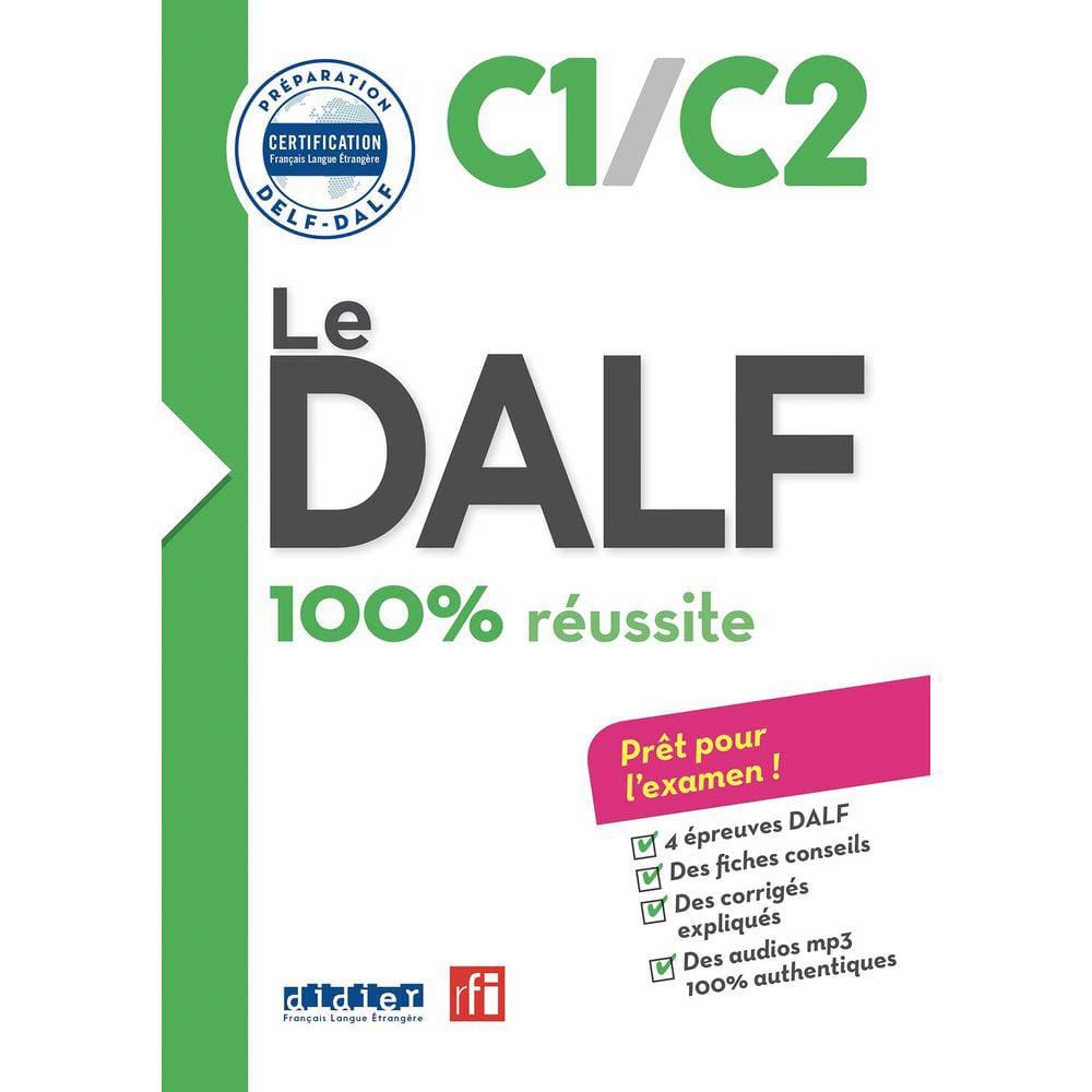 Livro + CD Le DALF 100% de sucesso C1/C2 - Didier