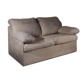 Sofá Cama Casal MH1496 Idea Suede Marrom Claro - Herval