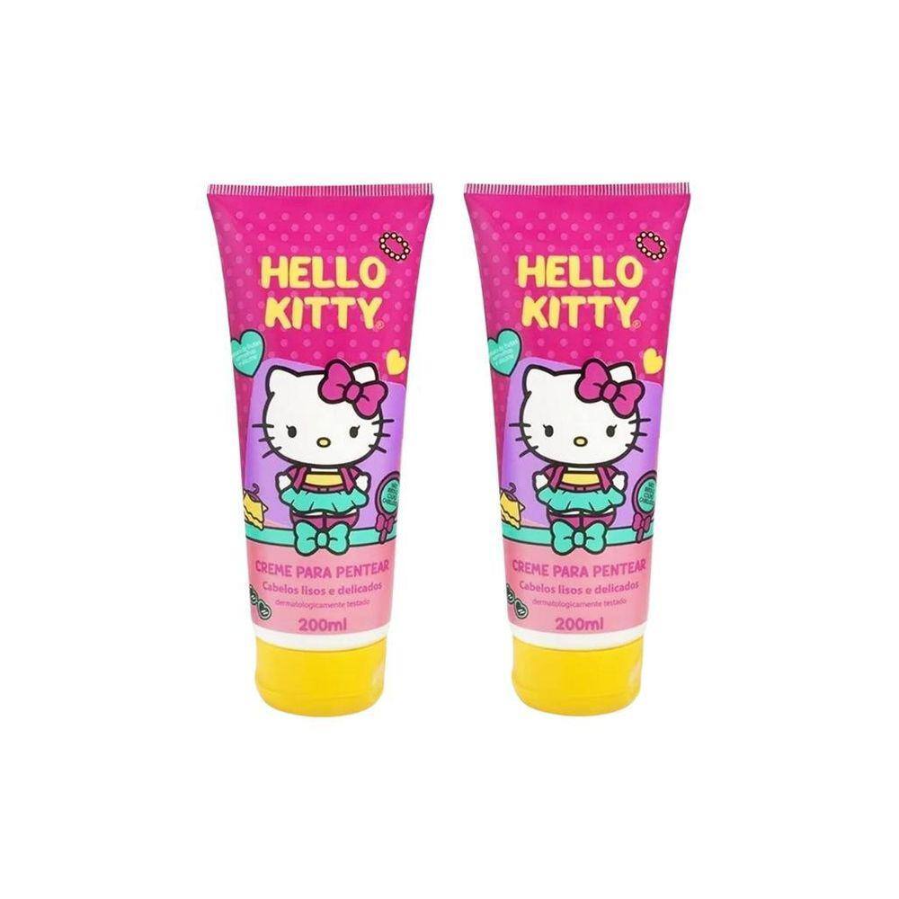Creme De Pentear Cia Da Natureza Hello Kitty Lisos 200Ml-2Un