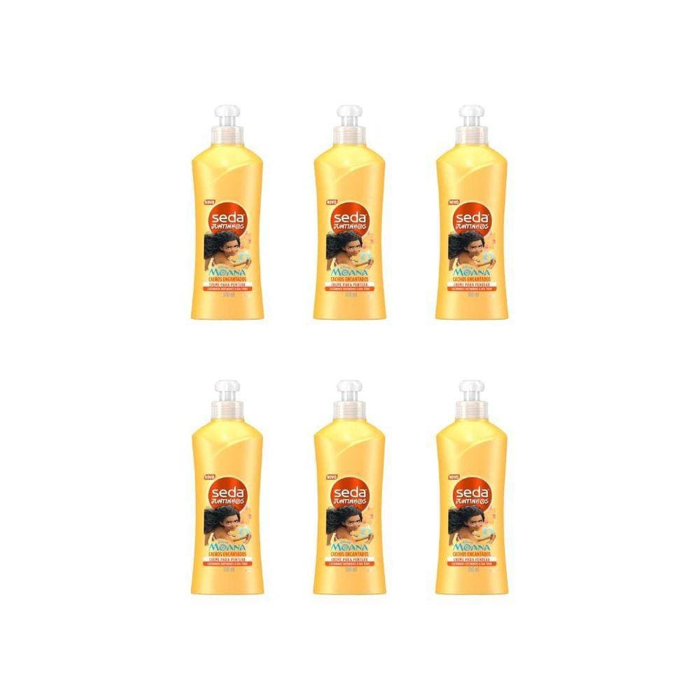 Creme Para Pentear Seda 300Ml Junts Cachos Encant-Kit C/6Un