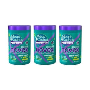 Creme De Tratamento Novex 400G Meus Cachos - Kit Com 3Un
