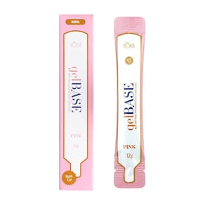 Sachê Refil Gel Base Pink Unhas Alongamento 12g, Vòlia