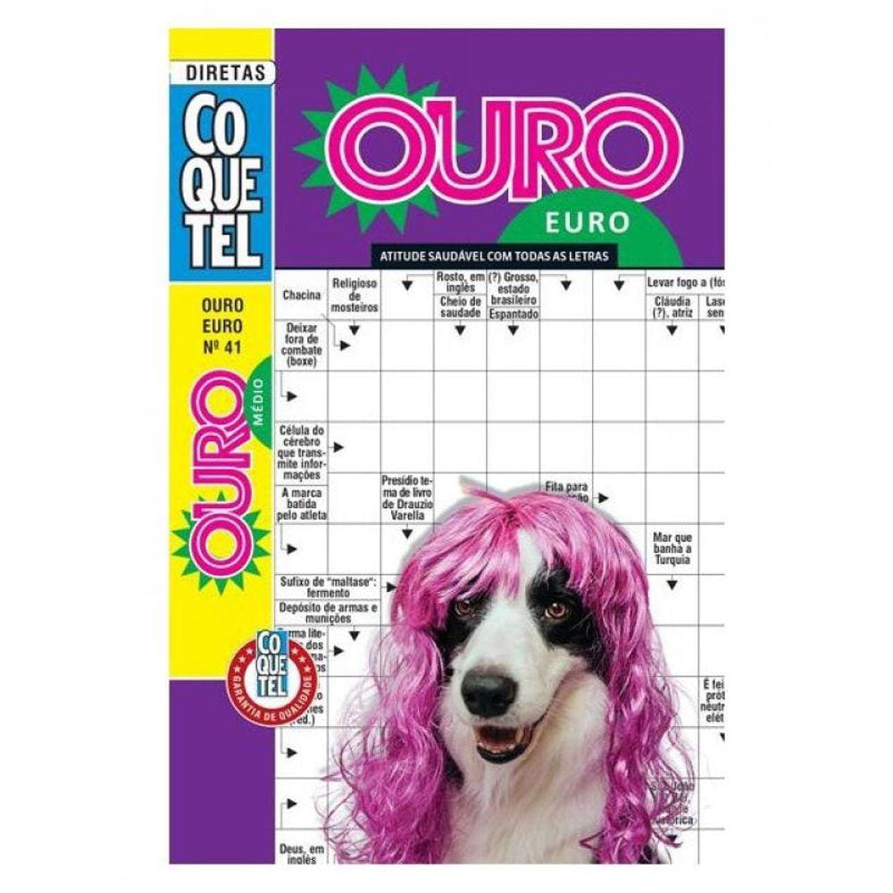 Livro Coquetel Ouro Euro Ed 41