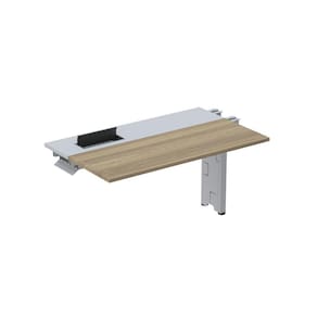 Complemento de Plataforma Corporativa 150x792 Cplpsc150 Noce Marromlle/Cinza