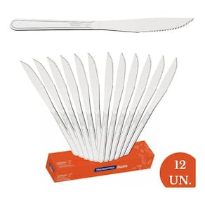 Kit 12 Facas De Mesa Búzios Inox Tramontina Jantar Talheres