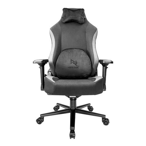 Cadeira Gamer Neologic Stealth, Pistão Classe 4, 4D, Reclinável Até 160, Tecido Suede, Preto, Suporta Até 200Kg - Nstebl