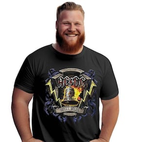 Camiseta AC DC Hells Bells Oficial Banda De Rock Unissex