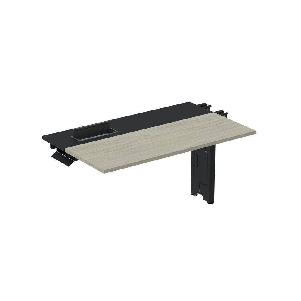 Complemento de Plataforma Corporativa 140x792 Cplpsc140 Nogueira Casablanca/Preto