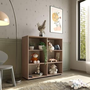 Estante Infantil Organizadora 6 Nichos Theo Yescasa Amadeirado Montana Perfect Wood