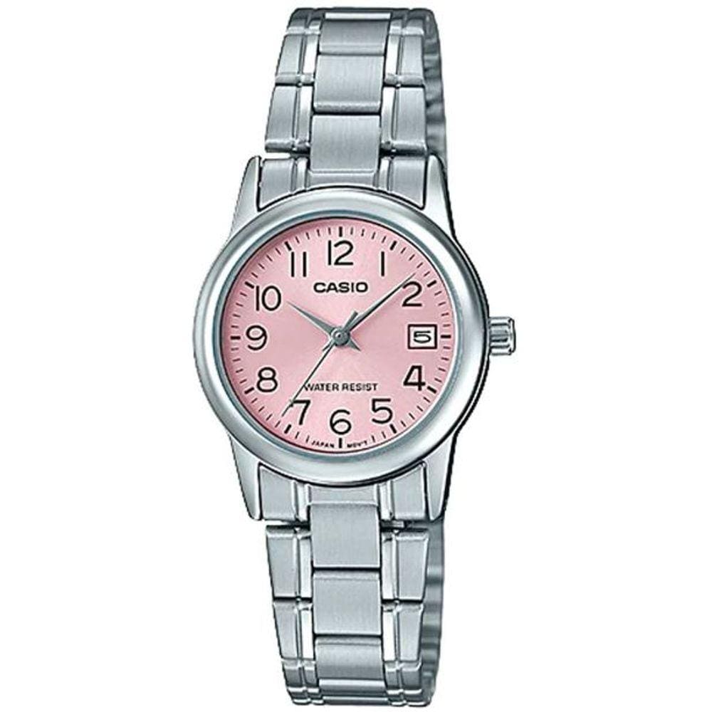 Relógio Casio Feminino Collection Prata Ltp-V002d-4Budf