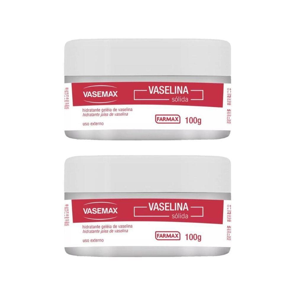 Vaselina Farmax 100G Geleia - Kit Com 2Un