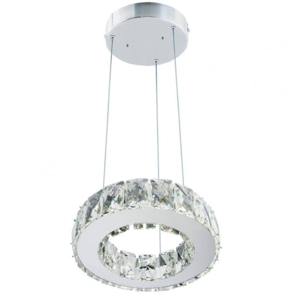 Pendente Tokyo Led Redondo 12w 4000k Bronzearte Inox