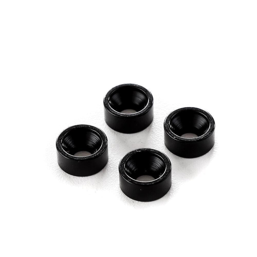 Bucha Trocolos Instrumentos Preta (4 Peças) Spirit Jtg-bk [f035]