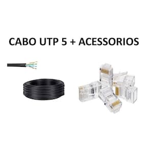 Cabo Utp Cat5 Alarme / Cftv 100Mt 4 Pares C/20 Rj - Top