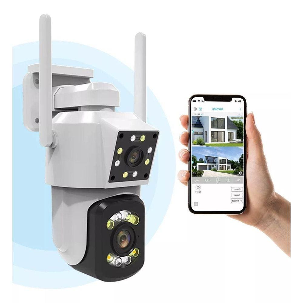 Panorama Total: Câmera De Segurança Wifi 8Mp Com Visão 360º