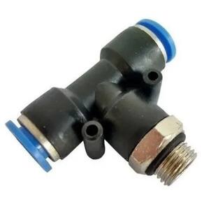 Conexao Rapida T Macho 1/4 X 10Mm Bsp - Com 2 Peças
