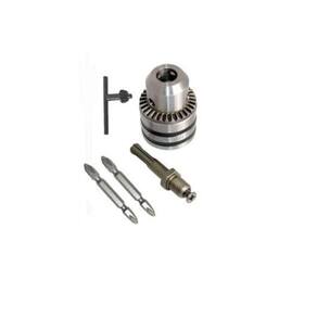 Kit Mandril Para Furadeira 1/2 Cromado - 5 Peças Id-693H