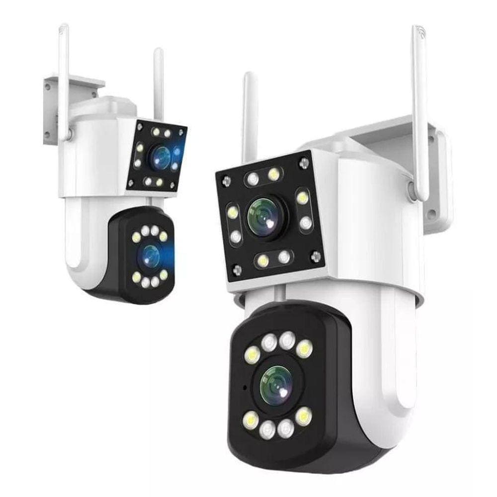 Dupla Eficiência: Câmera Segurança Ip Wifi Duas Câmeras