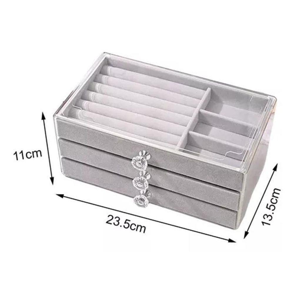 Organizador Escritório Porta Maquiagem Com Gavetas Multiuso