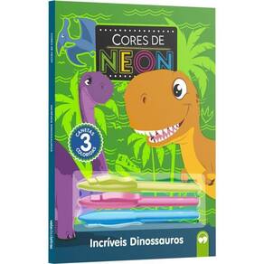 Incríveis Dinossauros Cores De Neon